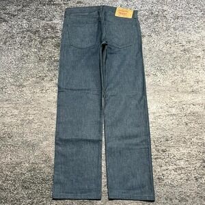 Levi's 501 Jeans Mens 34x30 Blue Button Fly Straight‎ Fit Denim